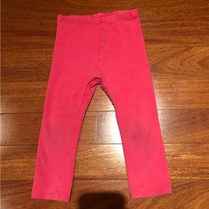 Zara baby girl leggings in red 18-24months